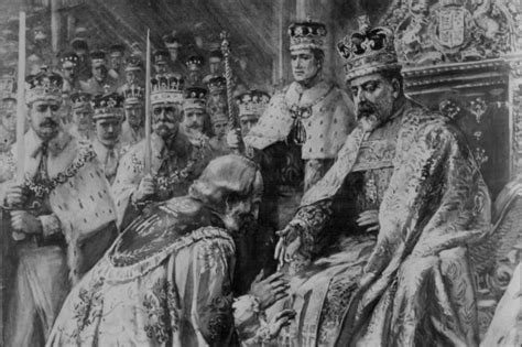 The Coronation of Edward VII, A Grand Spectacle Capturing Historical Majesty and Technological Marvels!